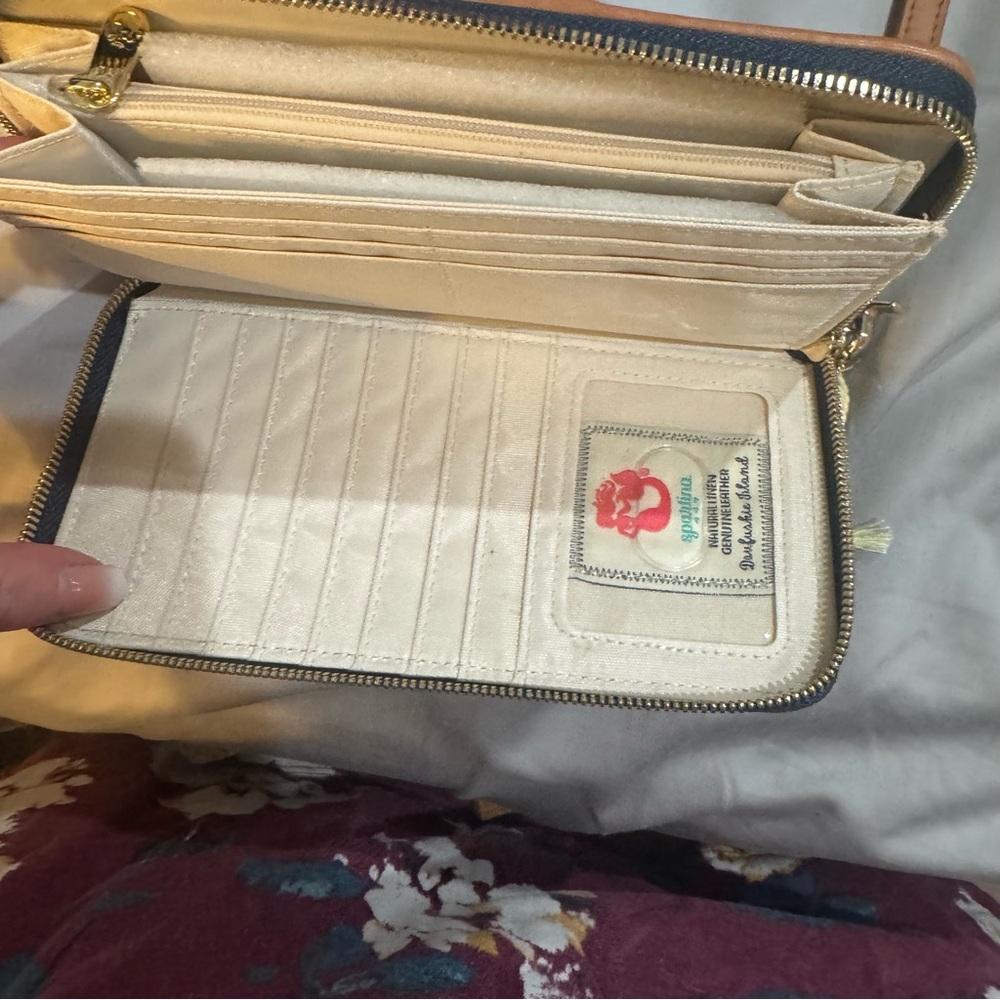 Spartina 449 NWT Lighthouse Boho Fringe Wallet Women's Purse‎ Clutch Handbag NEW - Picture 7 of 8